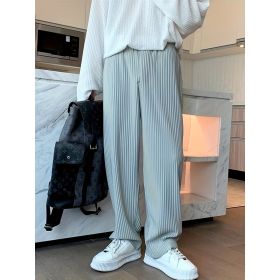 Casual Pants, Trendy And Fashionable Casual Pants, Men's Pants, Men's Pants, Long Pants, Straight Pants, Corduroy Casual Pants, Tight-fitting Cas (Option: Black-M)